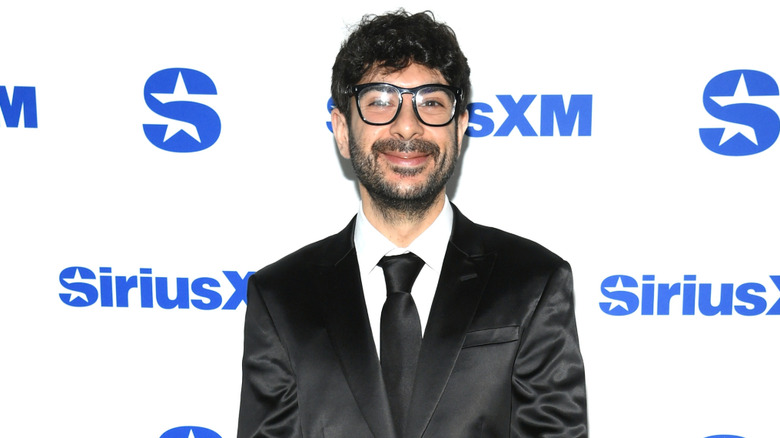 Tony Khan smiling