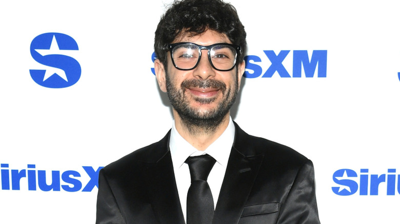 Tony Khan smiling