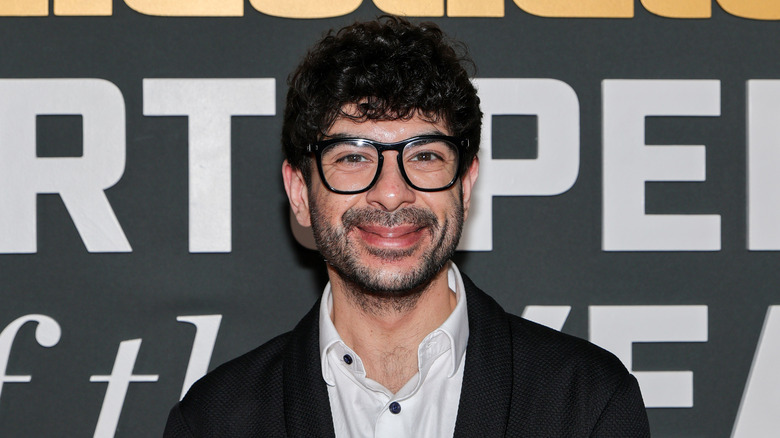 Tony Khan on the red carpet