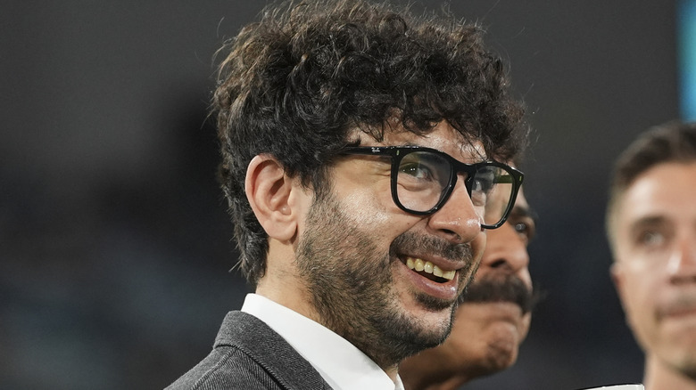 Tony Khan smiling
