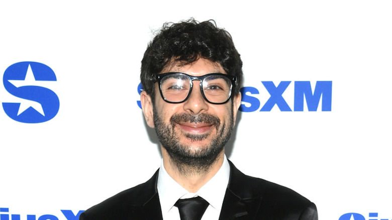 Tony Khan at a SiriusXM event