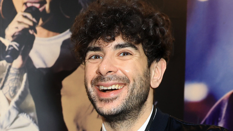 Tony Khan smilinh