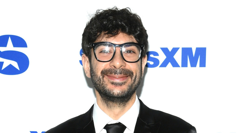 Tony Khan at a SiriusXM event