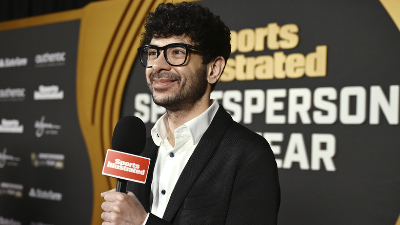 Tony Khan attends the Sports Illustrated Sportsperson of the Year Ceremony on January 06, 2026 in Las Vegas, Nevada.
