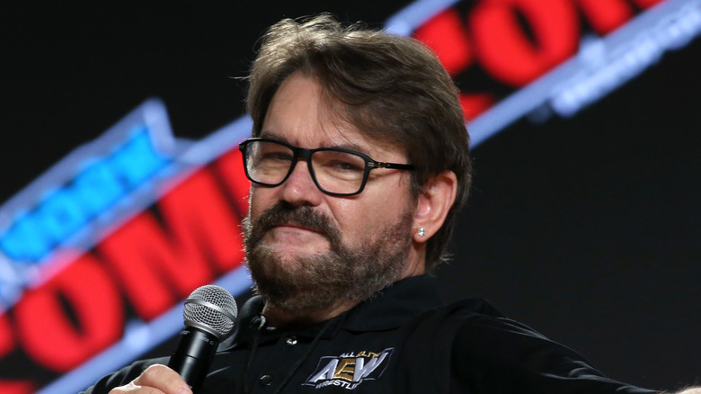 Tony Schiavone looking displeased