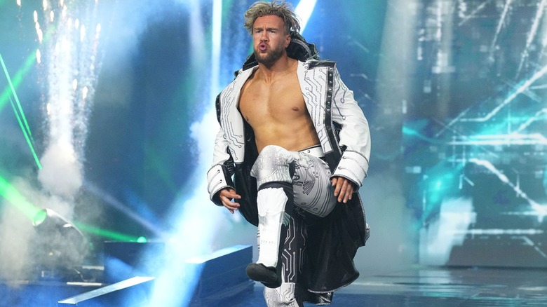 Will Ospreay makes his entrance