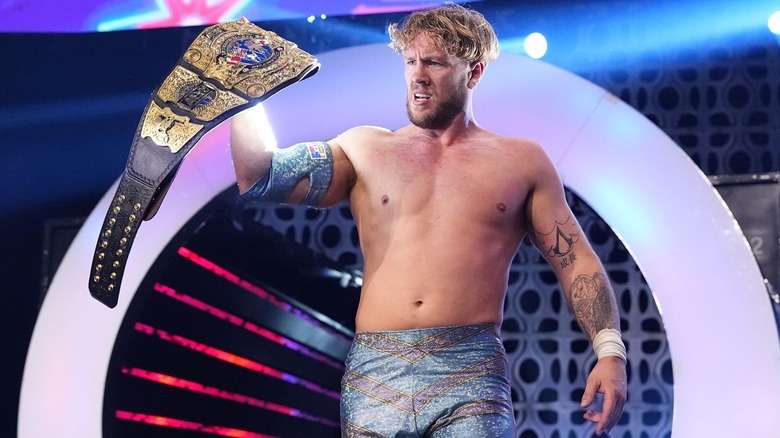 Will Ospreay with the AEW International Championship