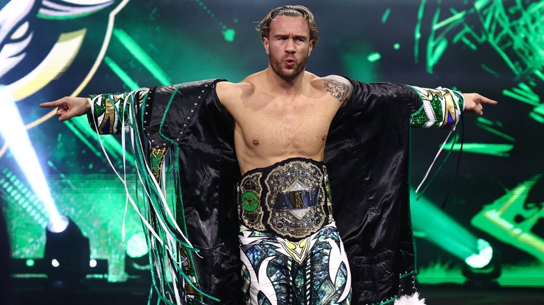Will Ospreay making his entrance