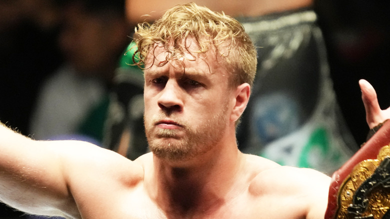 Will Ospreay looking very serious