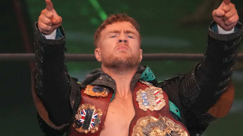 Will Ospreay glares