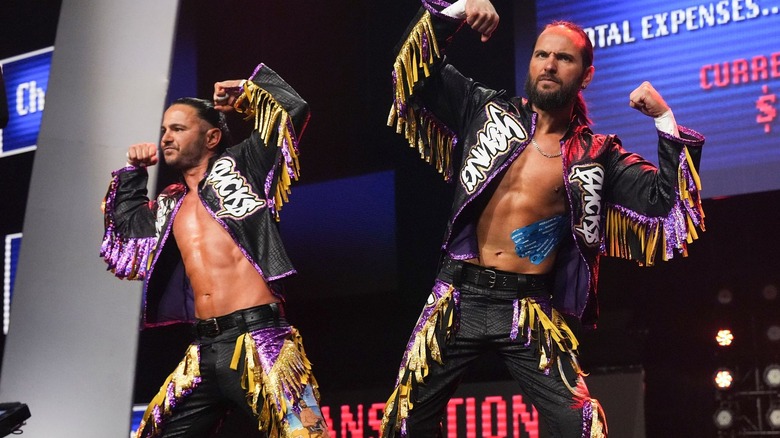 Matt and Nick Jackson are flexing their arms