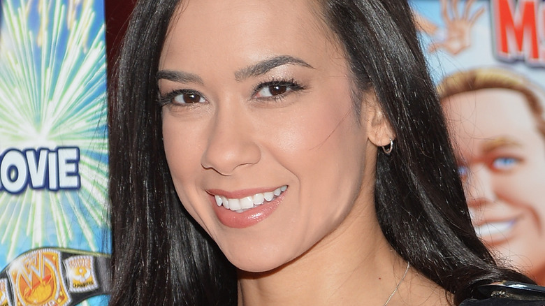 AJ Lee smiling