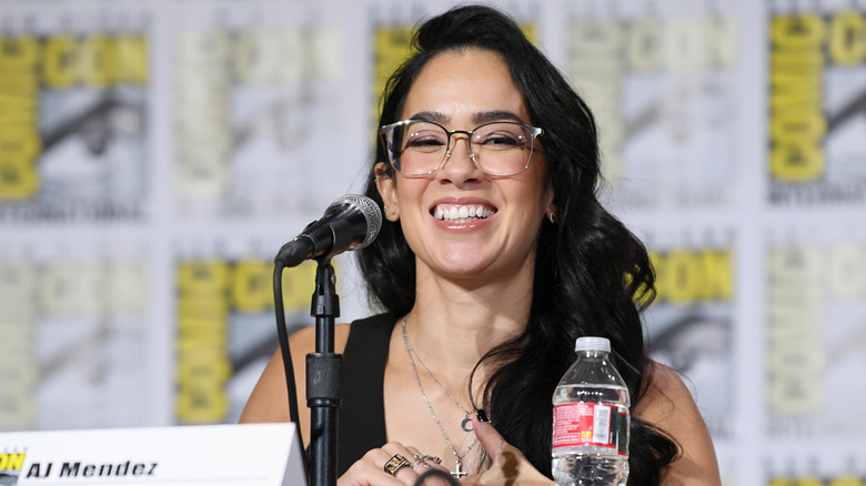 AJ Lee smiling