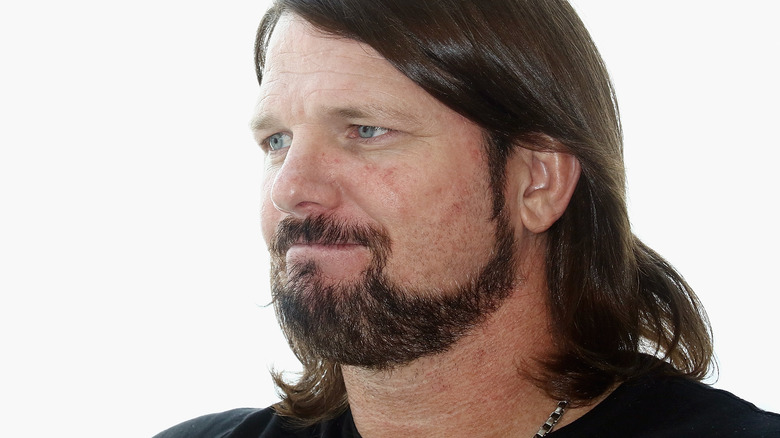 AJ Styles at a WWE promotional event