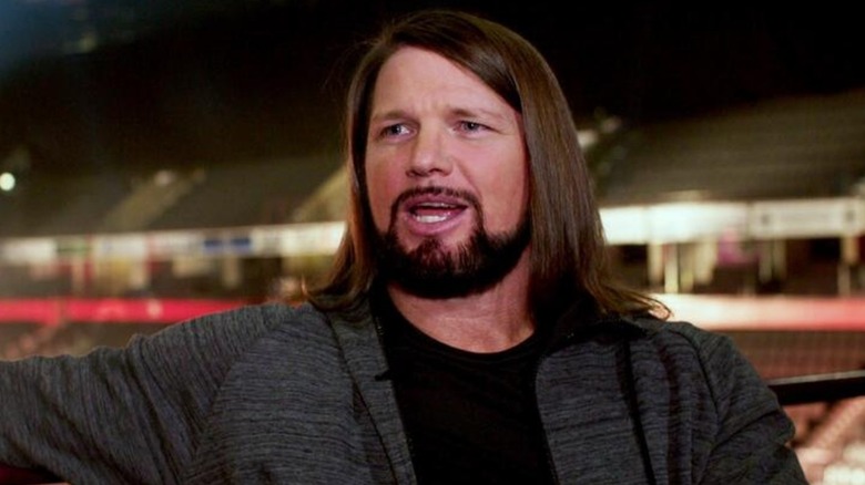 AJ Styles talking