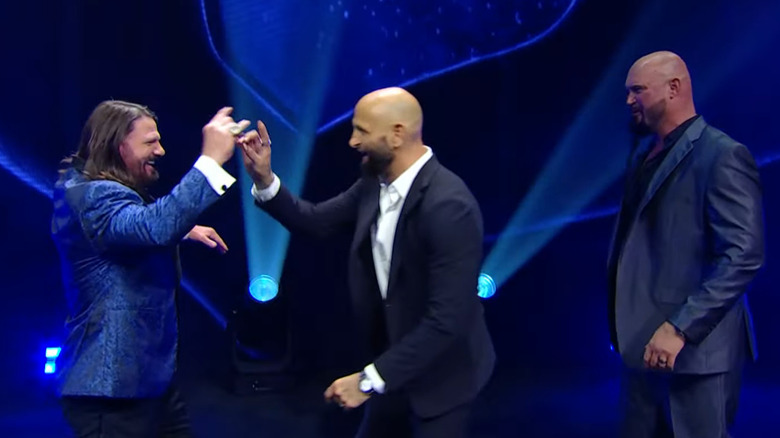 The Good Brothers induct AJ Styles into the WWE Hall of Fame