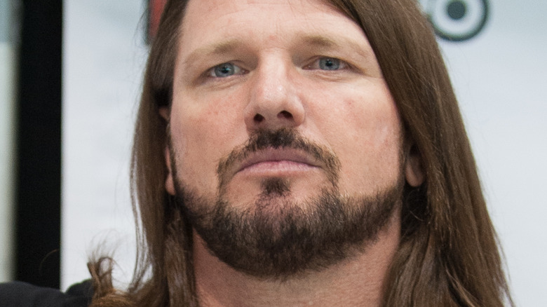 AJ Styles posing