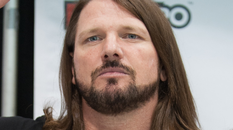 AJ Styles posing