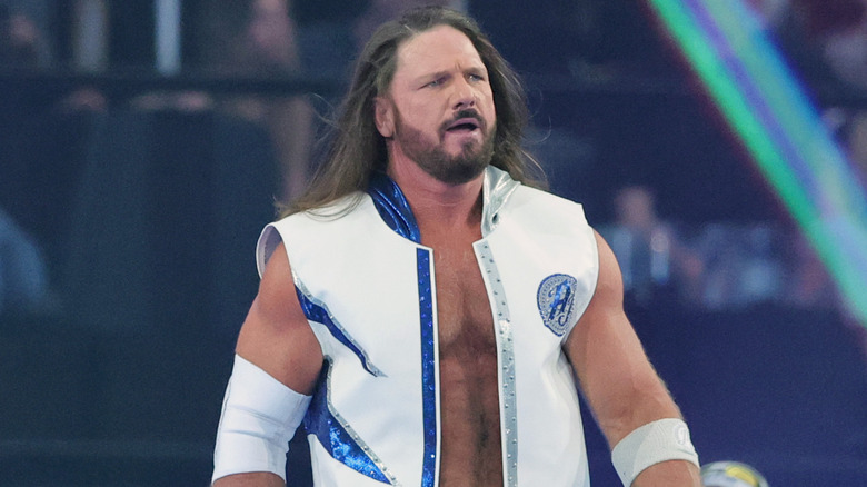 AJ Styles at WWE WrestleMania 41 in 2025