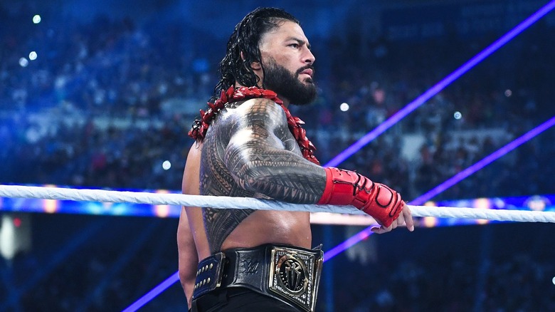 roman reigns wrestling ring