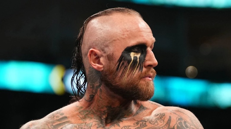 Aleister Black as Malakai Black, honed in