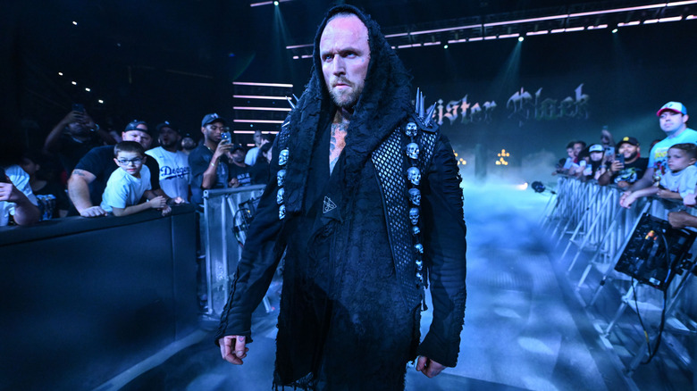 Aleister Black makes his entrance