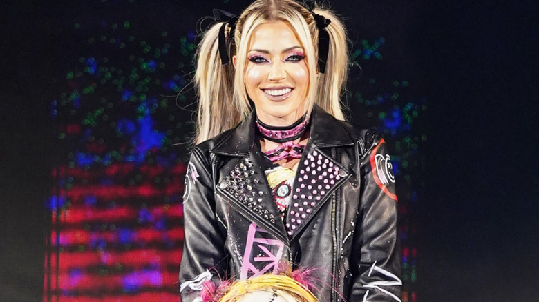Alexa bliss smiling