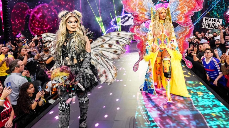 Alexa Bliss and Charlotte Flair at WrestleMania 42