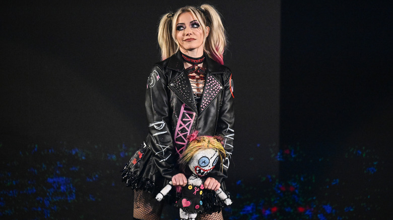 Alexa Bliss makes her entrance