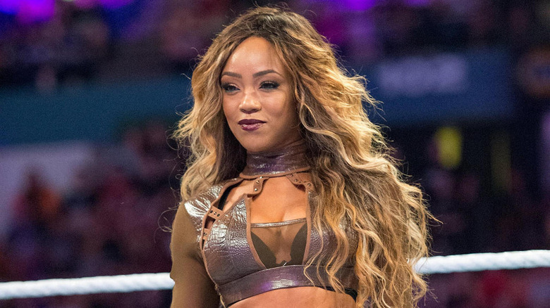 Alicia Fox looking away