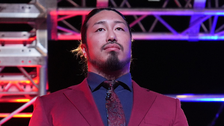 Yota Tsuji stares blankly ahead