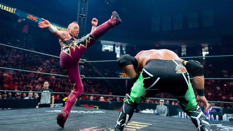Amazing Red competing at Slammiversary 2026