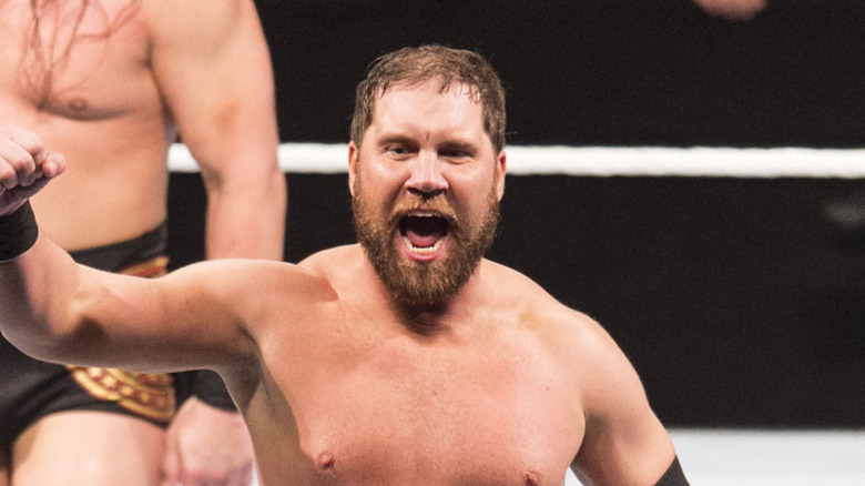 Curtis Axel durante un momento más feliz