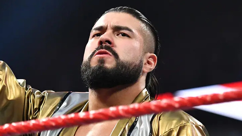 Andrade making a serious face