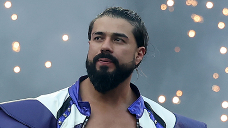 Andrade makes an entrance
