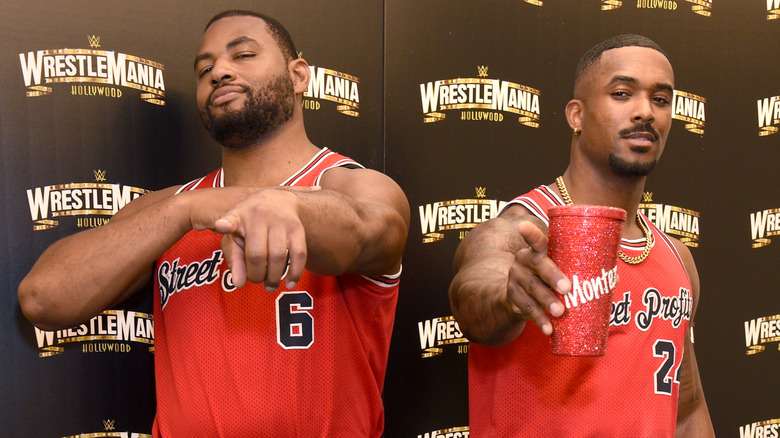 Street Profits pointing at the camera