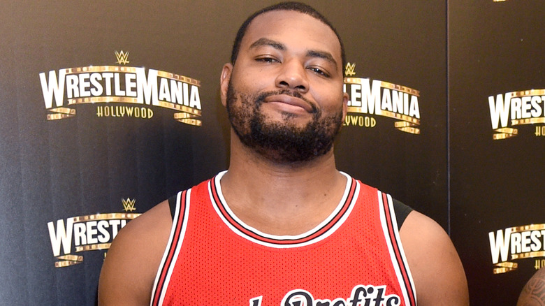 Angelo Dawkins smirks