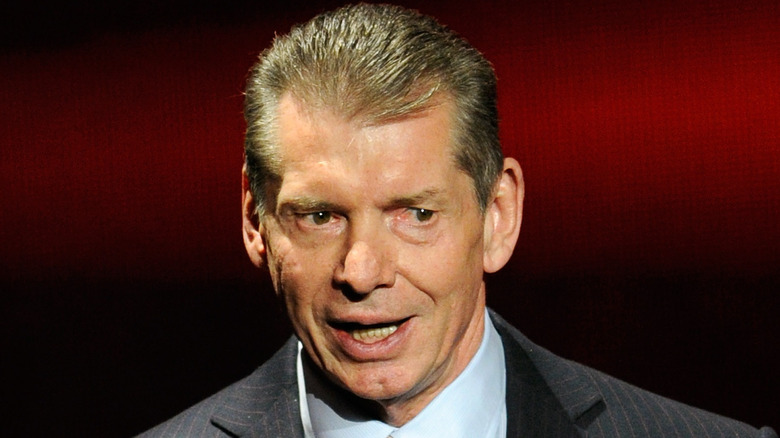 Vince McMahon open mouth