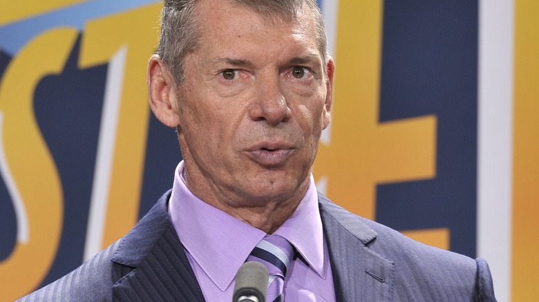 Vince McMahon speaking press