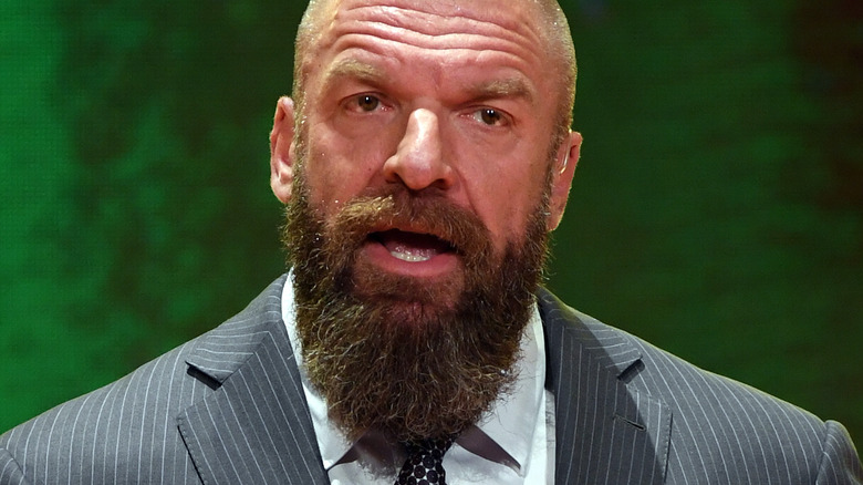 Triple H speaking