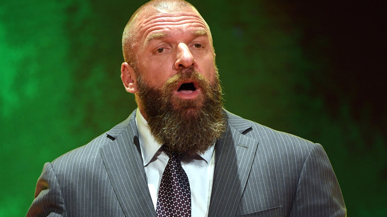 Triple H in mid sentence