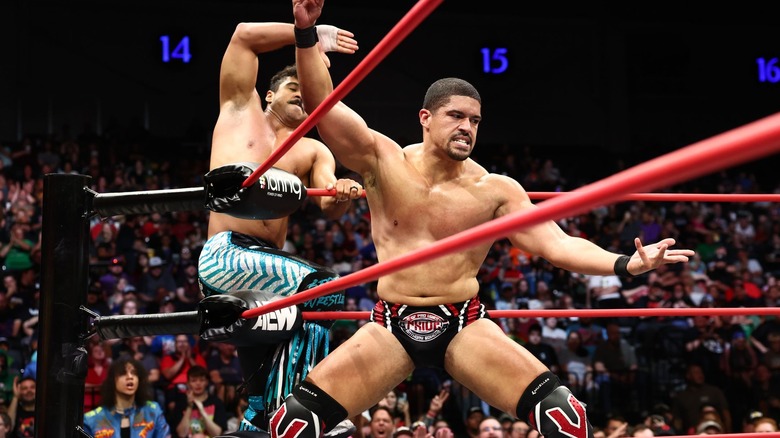 Max Caster and Anthony Bowens on AEW Collision