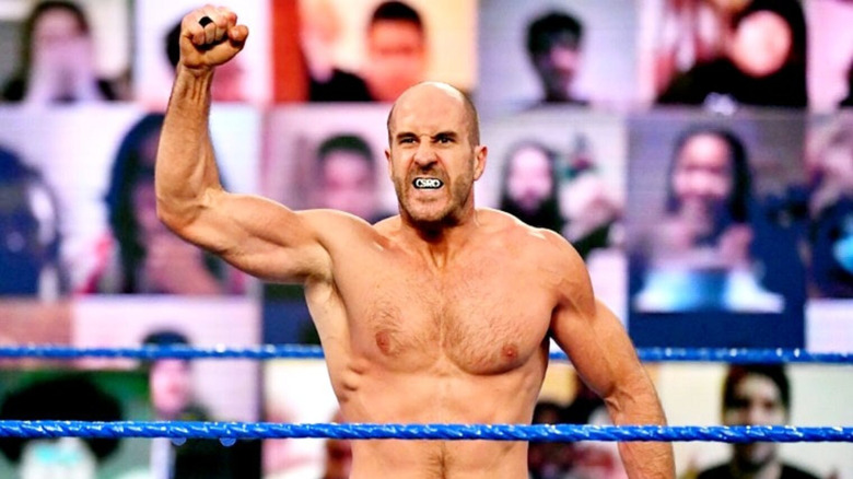 Cesaro raised fist