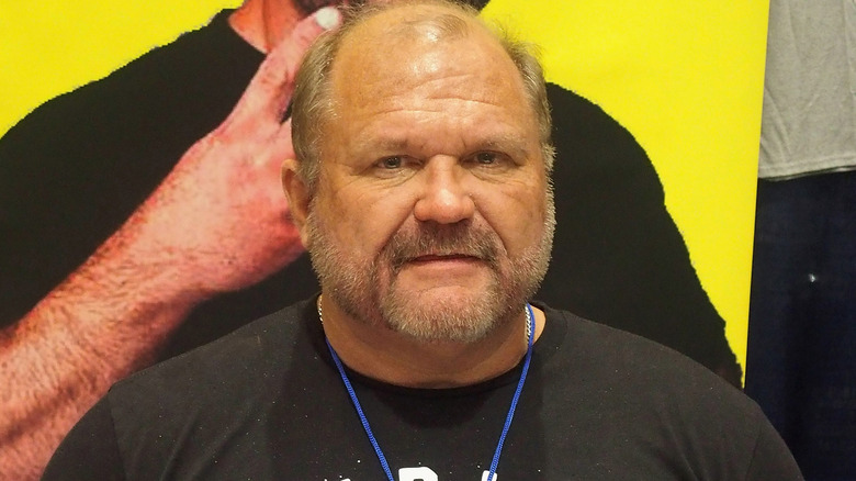 Arn Anderson wearing a black t-shirt