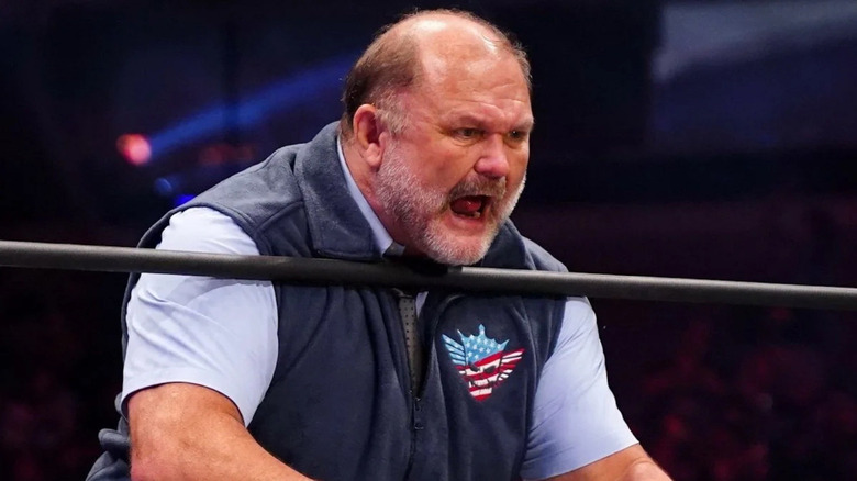 Arn Anderson shouting