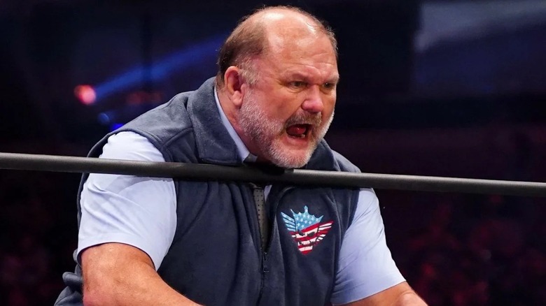 Arn Anderson shouting 