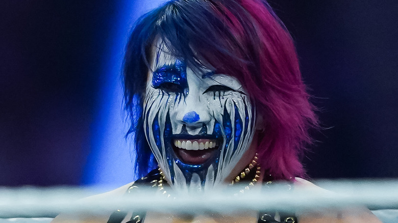 Asuka smiling