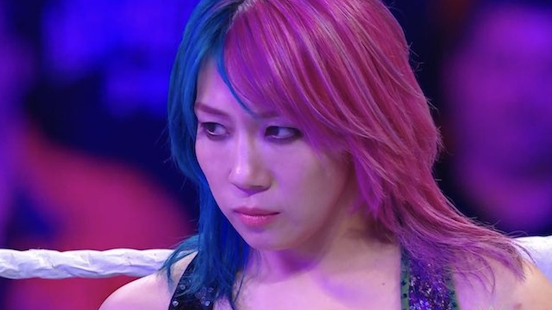 Asuka in the ring