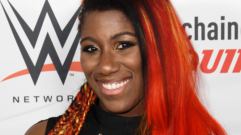 Ember Moon smiling