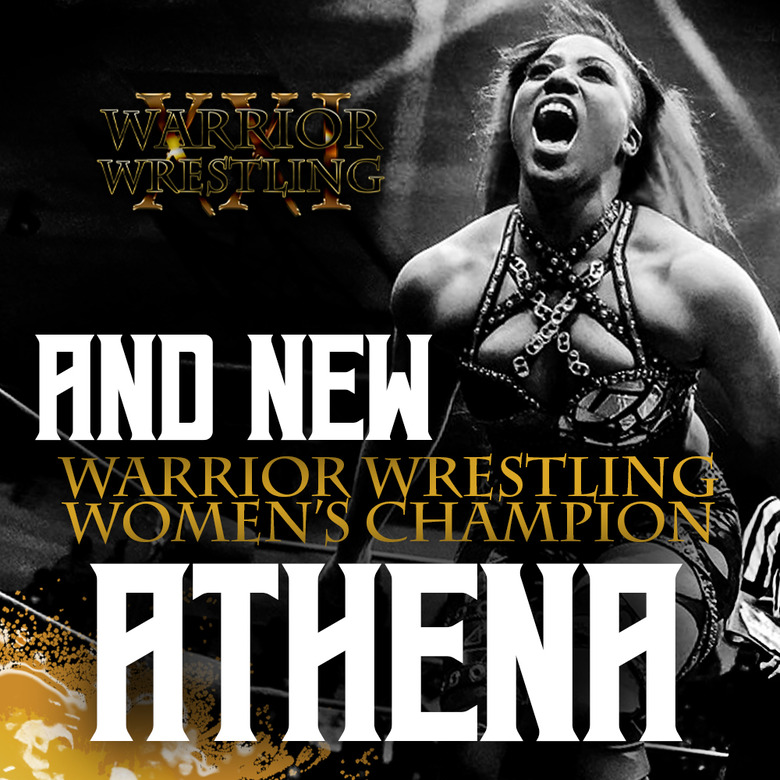 Athena wins warrior wrestling title
